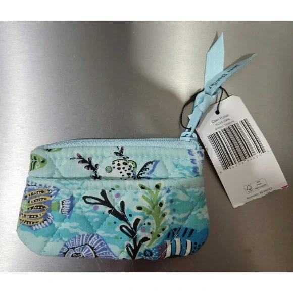 Vera Bradley Antilles Treasure Zipper Coin Purse NWT - Picture 2 of 4